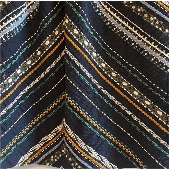 Zara Tie Front Abstract Pattern Skirt NEW - Picture 3 of 8